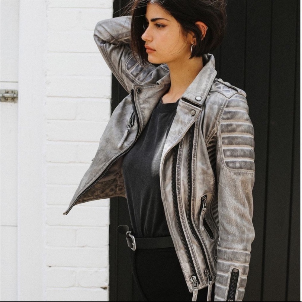 NWOT Limited Edition Boda Skins Leather Jacket